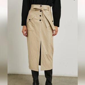Rails Women's Edem skirt Faux Leather In Dune Size Large